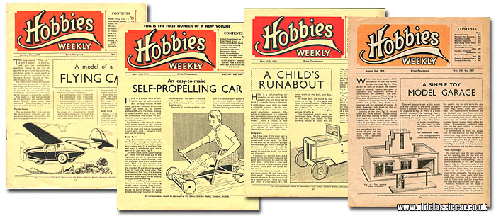 Covers of the Hobbies Weekly papers