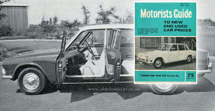 A Triumph 2000 Mk1 features on this cover