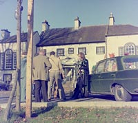 Ramma Damma with his Mercedes Benz 250SE