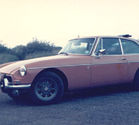 MGB GT side view