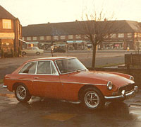 Orange MGB GT