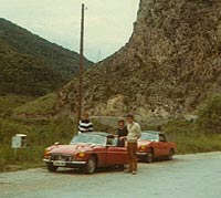 Driving two MGs through the Pyrenees