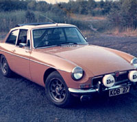 Blaze Yellow MGB GT