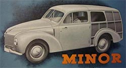 Aero Minor brochure illustration of the estate car