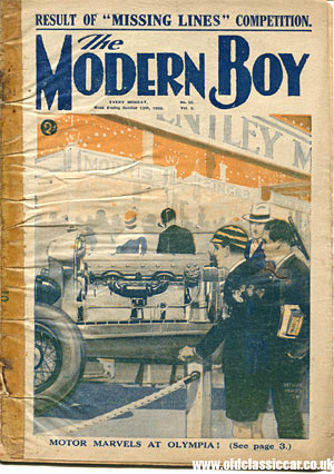 Modern Boy comic from 1928