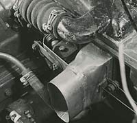 A second design of heater inlet