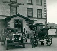 Outside the Weaver House Hotel