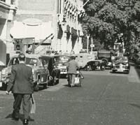 Morris car in London, 1954