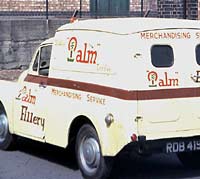 Rear view of a Morris Minor van