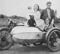 Motorcycle and sidecar