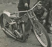 A closer look at this speedway bike