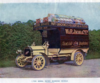 1-ton biscuit delivery van, in colour