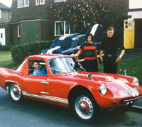 Nickri Spyder car in the 1960s