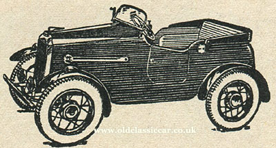 Vauxhall pedal car made from wood and steel