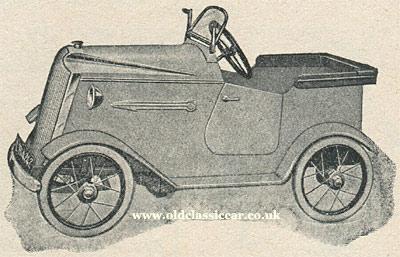 Pre-war Vauxhall pedal car