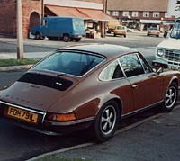 Porsche 911E rear view