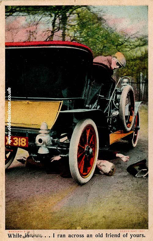 A man is run over
