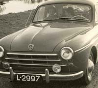 Front view of a 1954 Renault