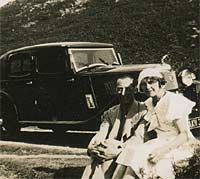 A 1934 Riley in Devon