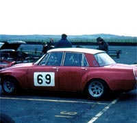 Side view of the Traco-Oldsmobile Rover P6