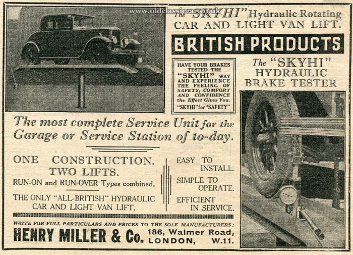 The Skyhi lift & brake tester