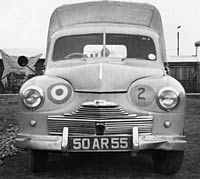 Phase 1 Standard Vanguard pickup, front view