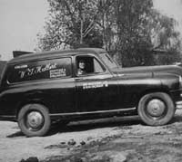 Side view of the Standard Vanguard van