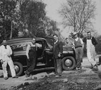 Standard Vanguard van, at Castle Bromwich