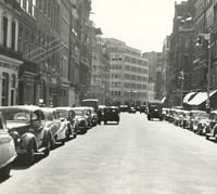 A street in London, in 1954