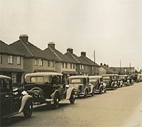 Cars pass by St Marys Church in Sedgemoor