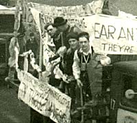 Parade in Sheffield - closer look