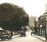 A 1920s street scene