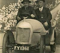 Car in a photographer's studio