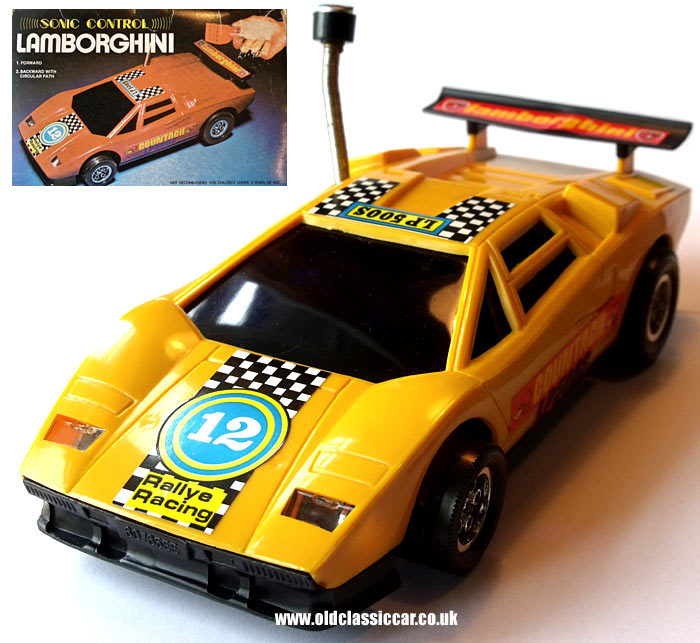 Lamborghini Countach plastic toy