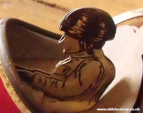 Close-up of the driver