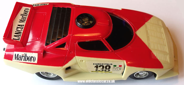 Sonic-controlled Lancia Stratos