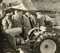 The tractor being demonstrated