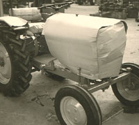 New tractor at the factory