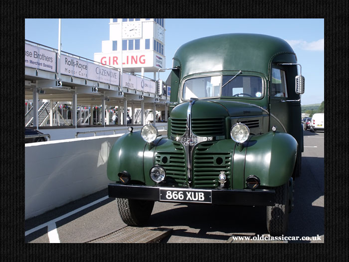 Arrival at Goodwood
