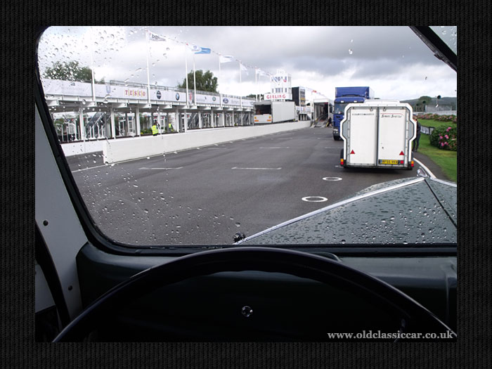 Cab view of the start/finish straight