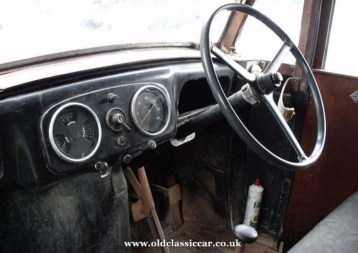 Inside the cab