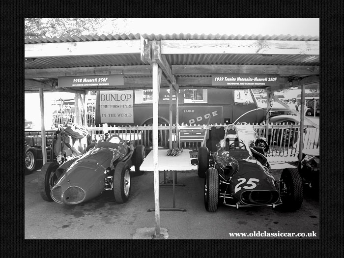 Maserati 250F x2 at Goodwood