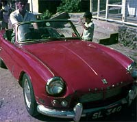 The red Spitfire Mk1 in Singapore