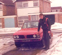 Front view of the same car