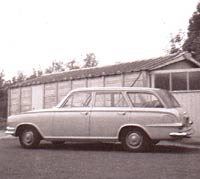 Side-on view of the estate version
