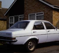 Rear view Vauxhall Viva 1300 GLS