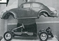 Hand-made model car