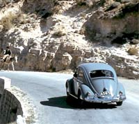 VW spotted driving a road in Cyprus, 1959