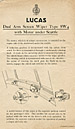 Lucas windscreen motor