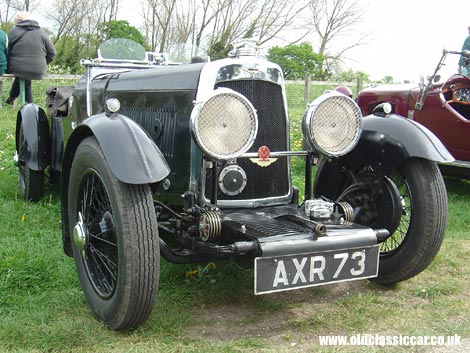 A proper Aston-Martin, seen in the car park at a VSCC Curborough sprint.
